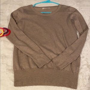 LOFT tan sweater